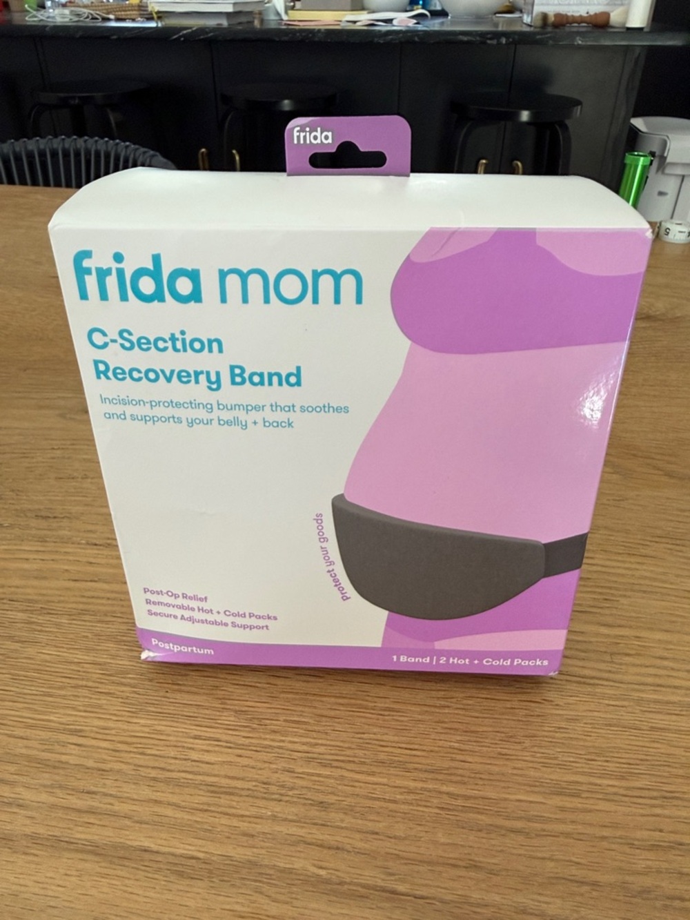 frida mom C-Section Recovery Band with Reusable Hot + Cold Gel Packs